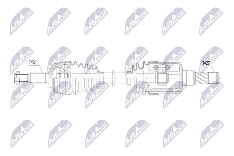 Planetara Nissan Juke 2019-; Renault Captur II 2020-; partea din fata, stanga, cutie viteze DCT7, BVR7; 391019506R; NTY, aftermarket