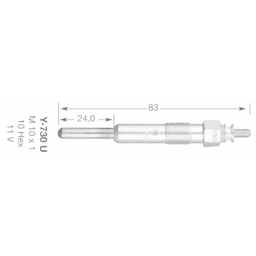 Bujie incandescenta Ngk 6704