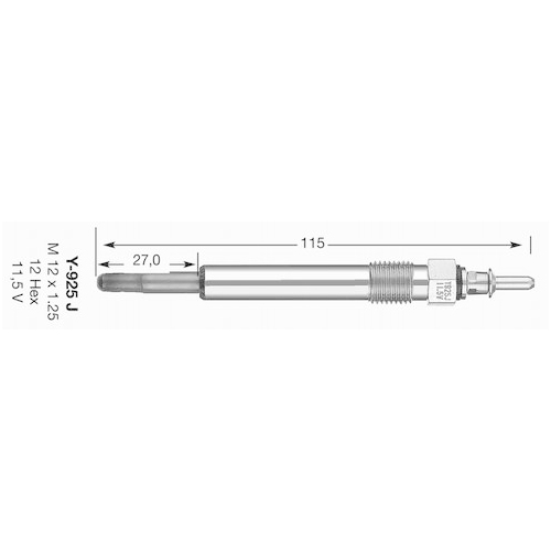 Bujie incandescenta Ngk 6848