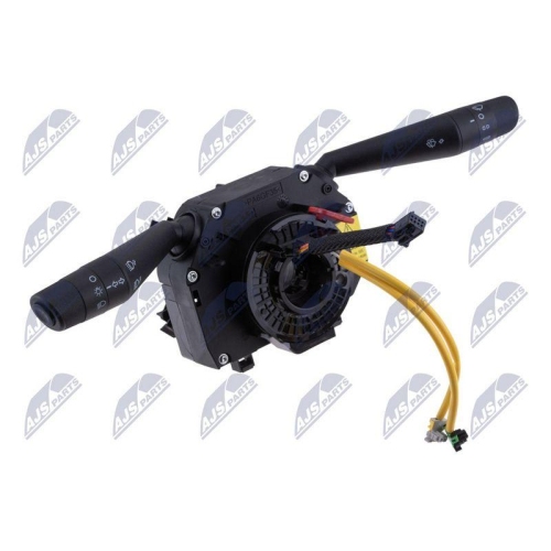 Comutator coloana directie Fiat Grande Punto 2005-, Punto Evo 2008-, semnalizare claxon, comutator lumini, stergatoare, cu spira airbag, pentru vehicule fara senzor unghi de virare, 735521316