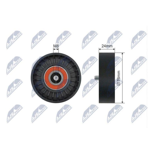 Rola ghidare curea transmisie Volvo S60, S80, V60, V70, Xc60, Xc70, Xc90 3.0-3.2 2006-, 500053