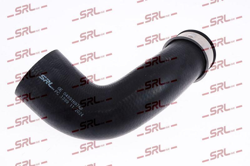 Furtun intercooler Chrysler Sebring 07-10; Dodge Avenger 08-13, Caliber 06-12; Jeep Compass 06-, Patriot 06-, motor: 2.0 CRD, SRLine, Cauciuc, 04891697AA; 04891697AB