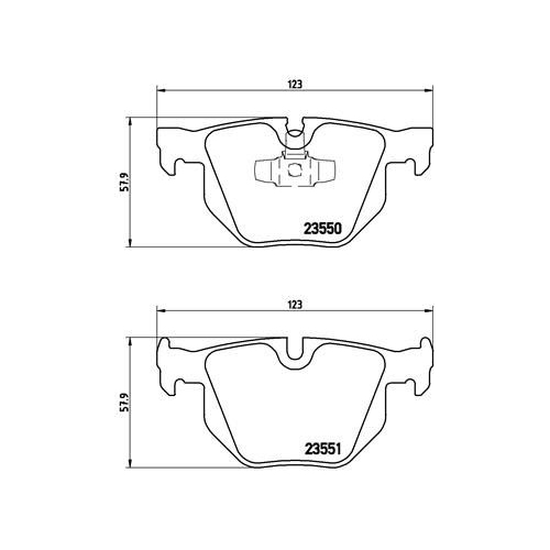 BREMBO set placute frana,frana disc PRIME LINE
