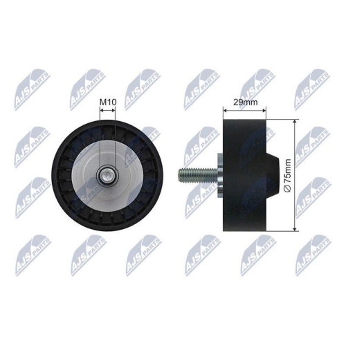Rola ghidare curea transmisie Vw Phaeton (3d1, 3d2, 3d3, 3d4, 3d6, 3d7, 3d8, 3d9) 3.2 V6 2002-2008, 198-99