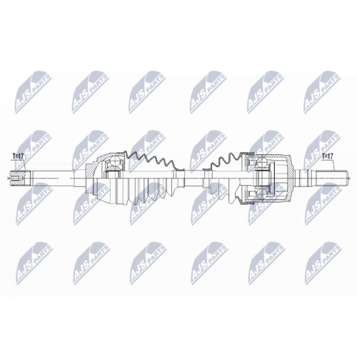 Planetara Isuzu D-Max 2.5crdi 4wd 2012-, 1.9ddi 4wd 2017-, Fata, Stanga, Dreapta, CV Manuala, CV Automata, NPW-IS-005