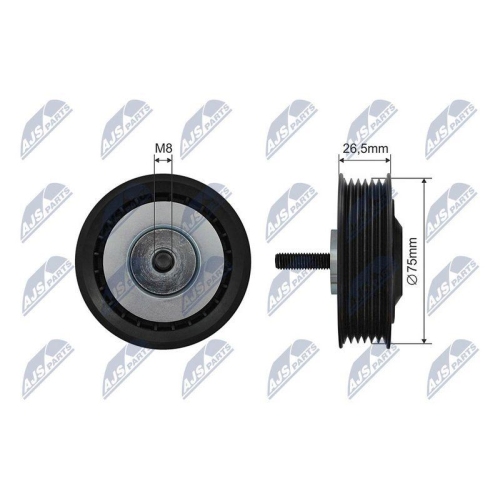 Rola ghidare curea transmisie Vw T4, Lt 2.0-2.8 1990-2006 , 1987-46