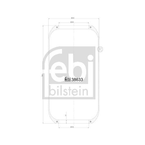 FEBI BILSTEIN Burduf, suspensie pneumatica