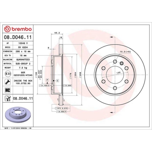 Set disc frana Mercedes Sprinter 3,5-T Box (B907 B910) 02.18-, Sprinter 3,5-T (B907 B910) 02.18-, Sprinter 3,5-T Tourer Bus (B907) 02.18-, Sprinter 3-T Box (B910) 02.18-, Sprinter 3-T (B910 B907) 02.18-, Sprinter 3-T Tourer Bus (B907) 02.18-, Sprinter 4-T