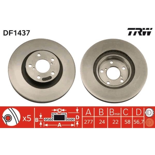 TRW Disc frana