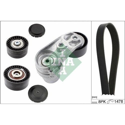 Set curea transmisie BMW 5 (F10) 01.09-10.16, 5 Gran Turismo (F07) 01.09-02.17, 5 Touring (F11) 11.09-02.17, 6 Convertible (F12) 12.10-06.18, 6 Coupe (F13) 07.11-10.17, 6 Gran Coupe (F06) 03.12-10.18, 7 (F01 F02 F03 F04) 02.08-12.15, X4 (F26) 05.13-03.18,