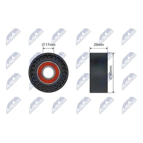 Rola intinzator curea transmisie Alfa Romeo 145, 146, 147 1996-2010, 155, 156 1996-, 166 1998-2007, Fiat Bravo, A 1996-, Marea 1996-, Punto 1999- Stilo 2001-, 2013-00