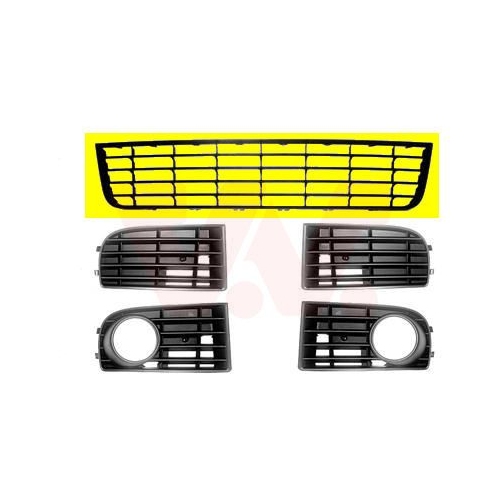 Grila bara protectie Vw Golf 5 (1k1) Van Wezel 5894590, parte montare : fata