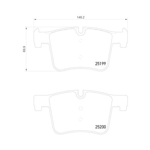 BREMBO set placute frana,frana disc PRIME LINE