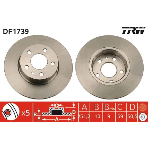 TRW Disc frana