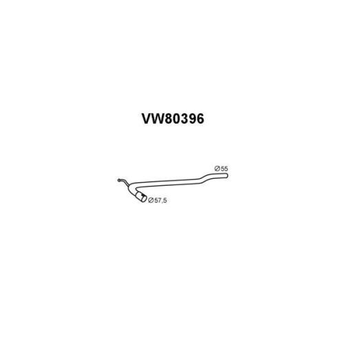 Teava reparatie catalizator Vw Transporter 4 Veneporte VW80396