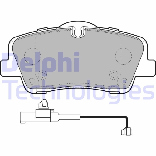 DELPHI set placute frana,frana disc