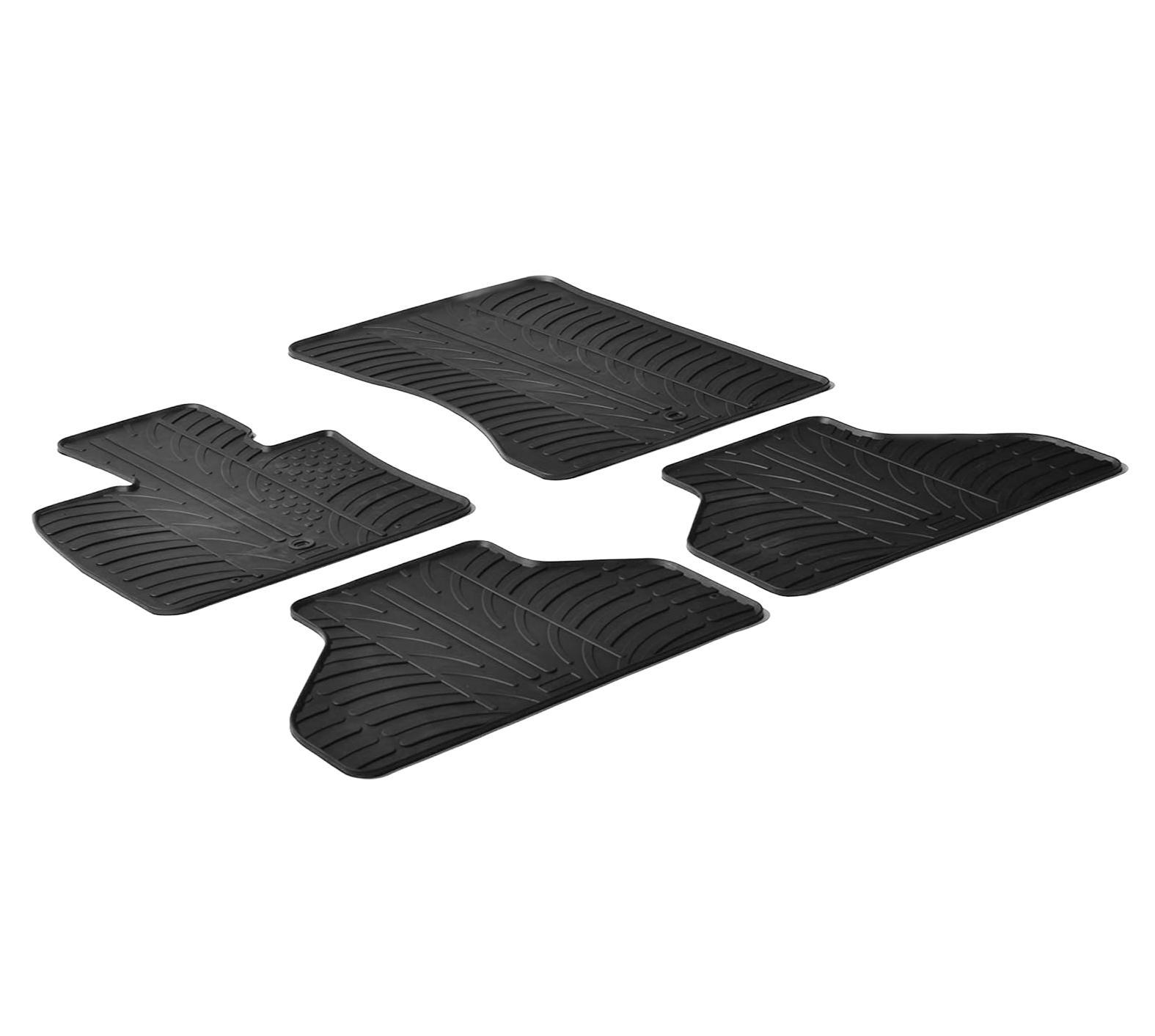 Set covorase auto din cauciuc BMW X5 (E70) 2006-2012, Negru, Gledring, 4 buc.