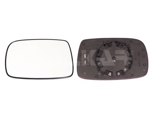 Geam oglinda, sticla oglinda Toyota Yaris (Scp1 , Nlp1 , Ncp1), Alkar 6431268, parte montare : Stanga