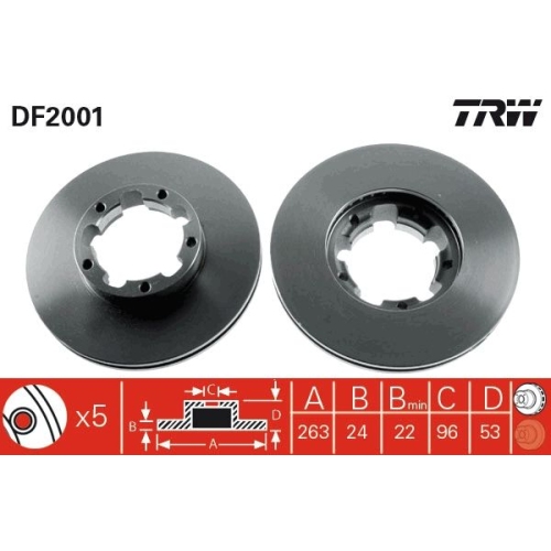 TRW Disc frana