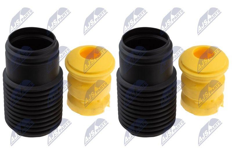 Capac protectie, burduf amortizor Citroen Berlingo 1996-2011, Xsara 1997-2005, Fiat Brava 1995-2001, Stilo 2001-2008, Mercedes Clasa V (W638) 1996-2003, Peugeot Partner 1996-2015, 106 1991-2004, 306 1994-2002; set, partea din fata; 46773884; NTY