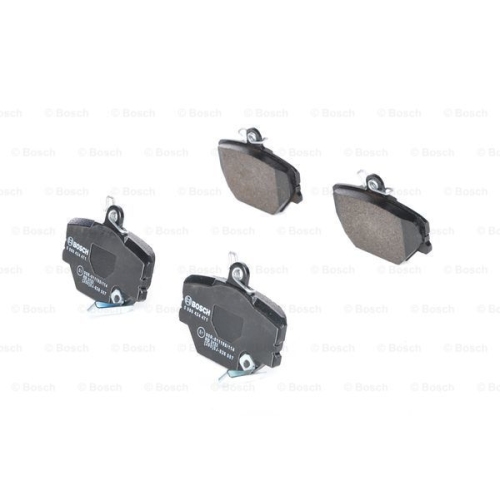 Set placute frana BOSCH 0986424471 fata Smart Fortwo Cupe (451) Fortwo Cabrio (451) Fortwo Cupe (450) Roadster (452) Roadster Cupe (452) City-Coupe (450) Cabrio (450) Fortwo Cabrio (450) Crossblade (4