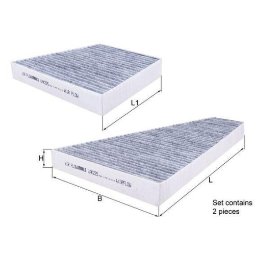 MAHLE Filtru, aer habitaclu