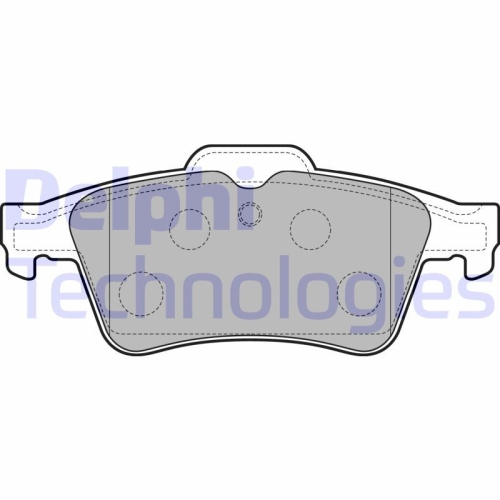 DELPHI set placute frana,frana disc