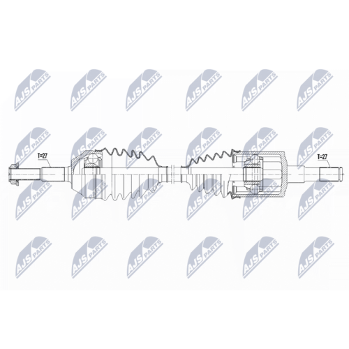 Planetara Jeep Cherokee 2.4, 3.7, 2.5crd, 2.8crd 4wd 2001-2008, Fata, Stanga, 5066023AA