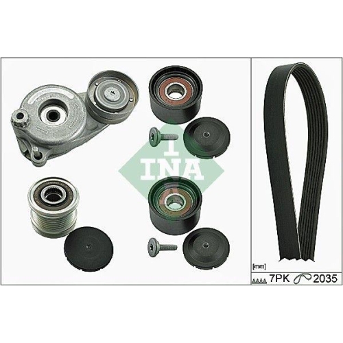 Set curea transmisie Chrysler 300c (Lx, 300c Touring (Lx; Jeep Commander (Xk, Grand Cherokee 3 (Wh; Mercedes Clasa C (W203), Clasa C (W204), Clasa C T-Model (S203), Clasa C T-Model (S204), Clk (C209), Clk Cabriolet (A209), Cls (C219), Clasa E (W211), Clas