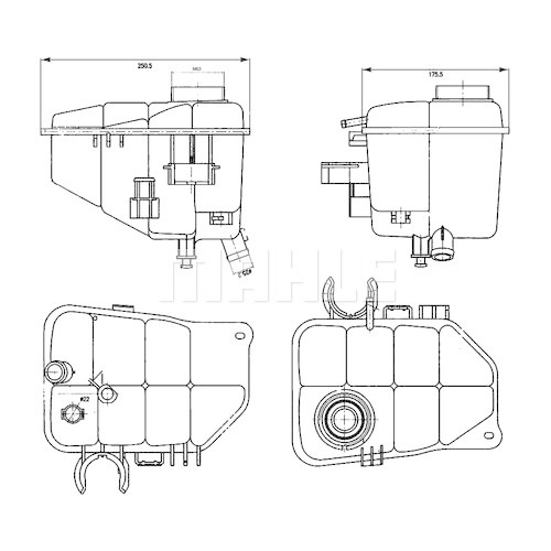 MAHLE Vas de expansiune, racire BEHR
