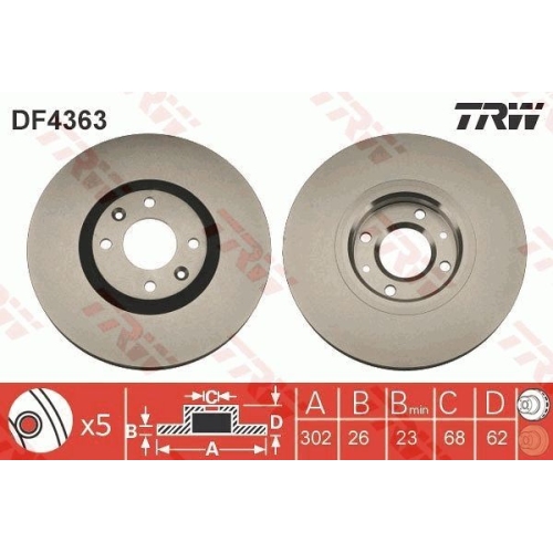 TRW Disc frana