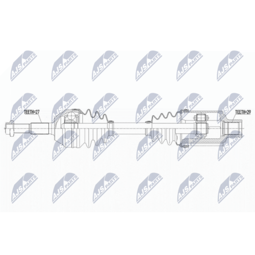 Planetara Jeep Cherokee 3.7 4wd 2001-2008, Fata, Stanga, CV Automata, NPW-CH-102