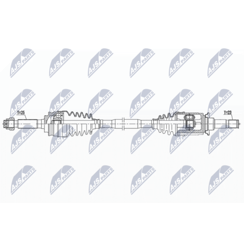 Planetara Jeep Compass 2.4 4wd, 2.2crd 4wd 6 trepte 2010-, Stanga, Spate, P52123889AA