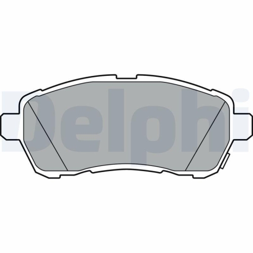 Placute frana Suzuki Baleno (Fw, Swift 4 (Fz, Swift 5 (Az), punte fata, cu indicator uzura acustic, DELPHI