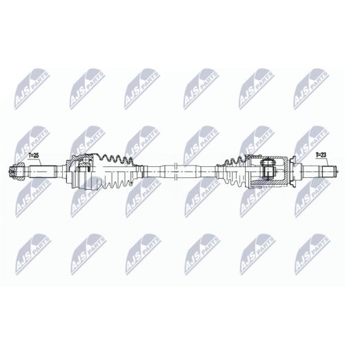 Planetara Jeep Compass 2.4 4wd, 2.2crd 4wd 6 trepte 2010-, Dreapta, Spate, P52123892AA