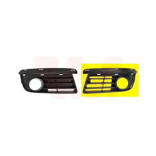 Grila bara protectie Vw Golf 5 Variant (1k5), Jetta 3 (1k2) Van Wezel 5886593, parte montare : stanga, fata