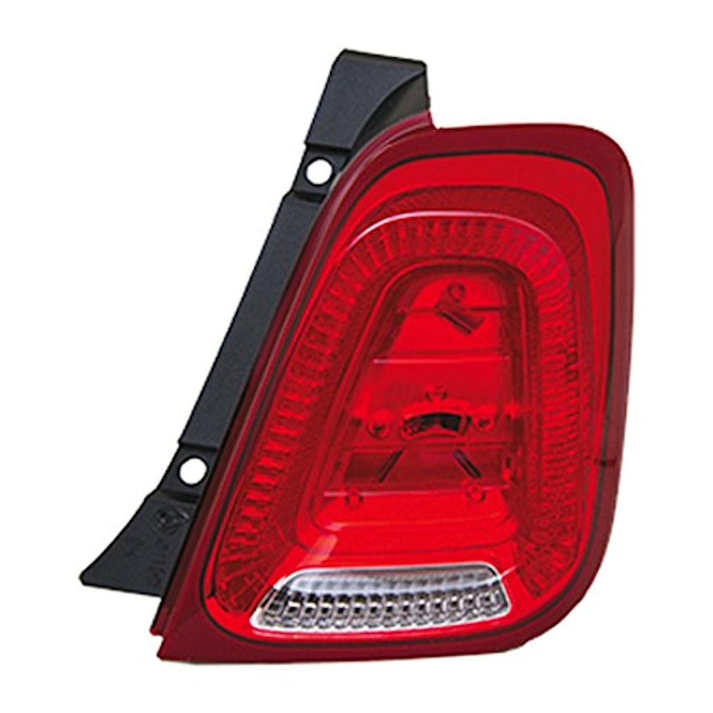 Stop spate lampa Fiat 500 (312), 07.2015- Hatchback, partea stanga, cu becuri tip P21/5W+P21W, AL (Automotive Lighting)