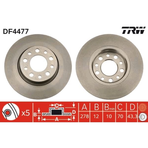 TRW Disc frana