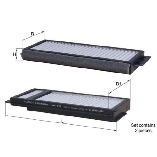 MAHLE Filtru, aer habitaclu