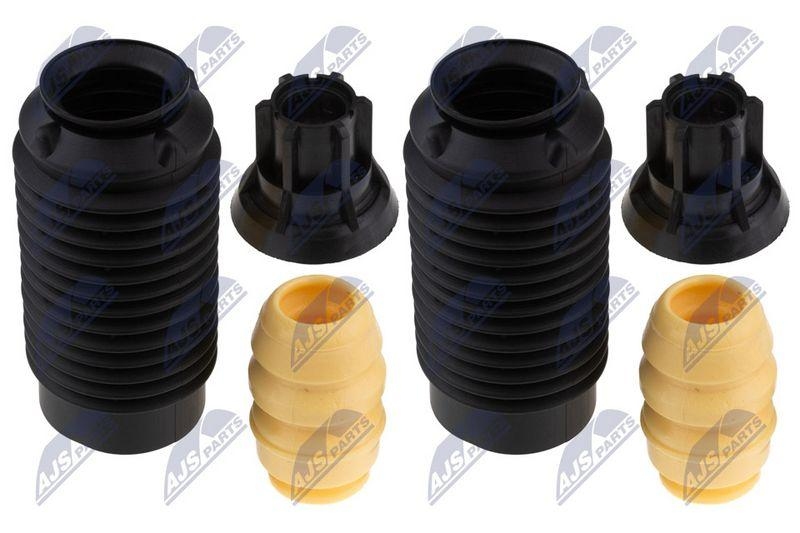 Capac protectie, burduf amortizor Fiat 500 2007-, Ford Ka 2008-2016; set, partea din fata; 50708795; NTY, aftermarket