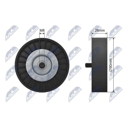 Rola intinzator curea transmisie Audi A4 B5, A4 B6, A4 B7, A6 C5, A6 C6; Seat Exeo, Exeo St 1.6, 1.8, 2.0 07.2000-05.13, 500123