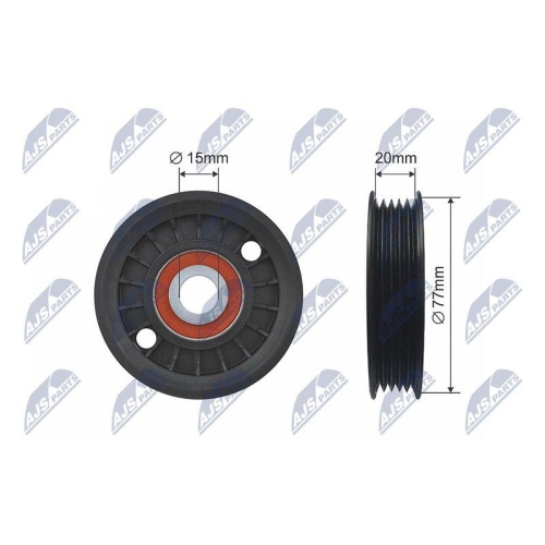 Rola intinzator curea transmisie Audi A4 B5, A6 C5; Vw Passat B5 1.9d, 1.9dh 01.95-09.01, 1981-98