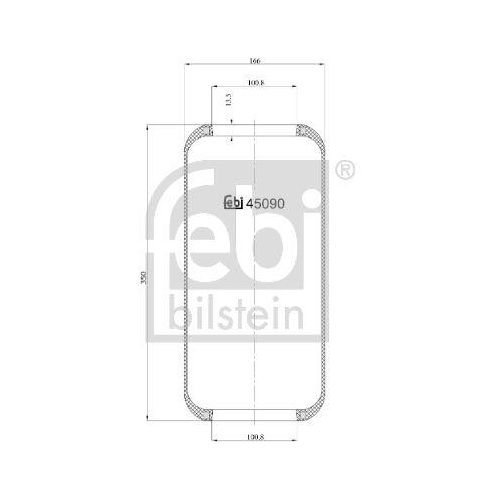 FEBI BILSTEIN Burduf, suspensie pneumatica