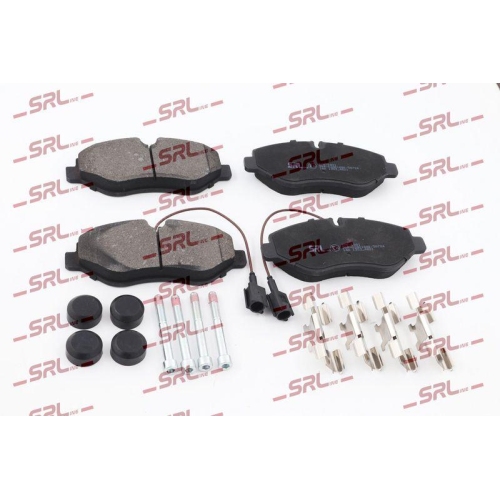 Placute frana Nissan Cabstar (F24m, punte fata, cu senzor uzura, SRLine