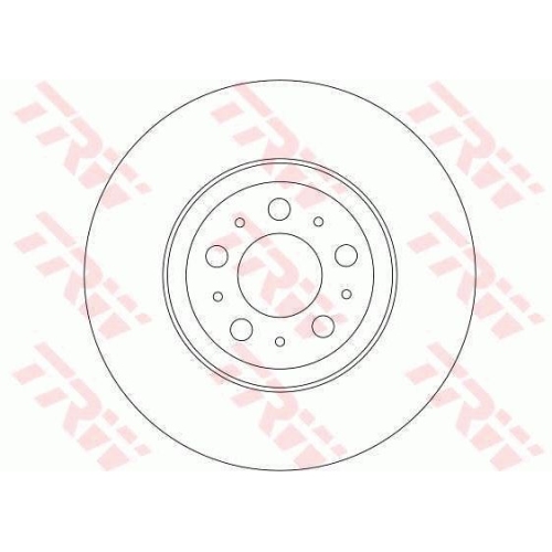 Disc frana Trw DF4339, parte montare : Punte fata