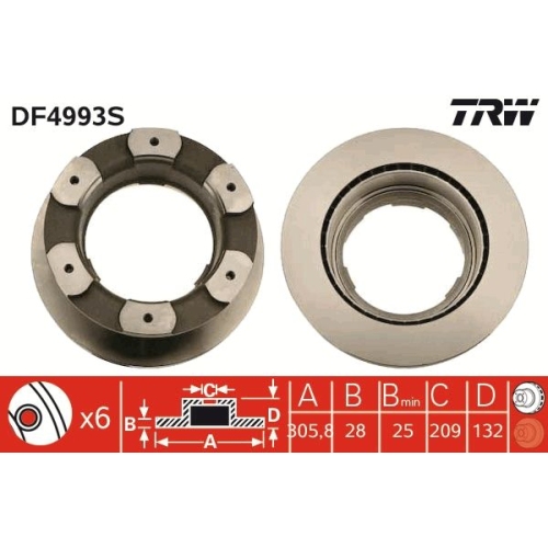 TRW Disc frana