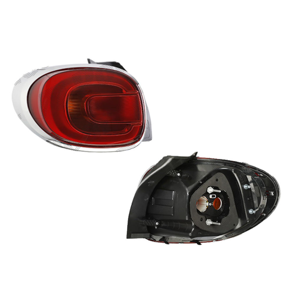 Stop spate lampa Fiat 500L, 01.2013-, partea stanga, tip bec: LED+P21/5W+P21W, TYC