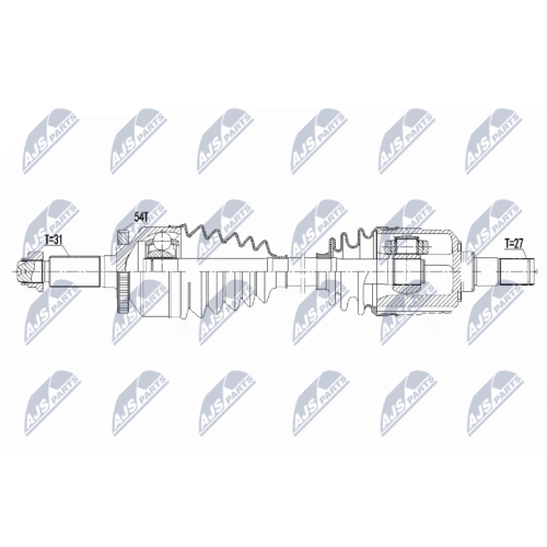 Planetara Kia Carinval, Grand Carnival 2.7v6 2006-, Stanga, CV Automata, 49501-4D201