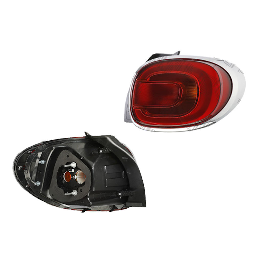 Stop spate lampa Fiat 500L, 01.2013-, partea dreapta, tip bec: LED+P21/5W+P21W, TYC