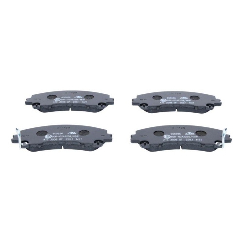 Placute frana fata Ate, Infiniti Q50, 04.2013-, Q60 Coupe, 09.2016-, Nissan X-Trail (T32_), 10.2013-, Renault Koleos Ii (Hc_), 08.2016-,